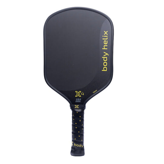 X4 pickleball paddle with 'body helix' branding on a white background