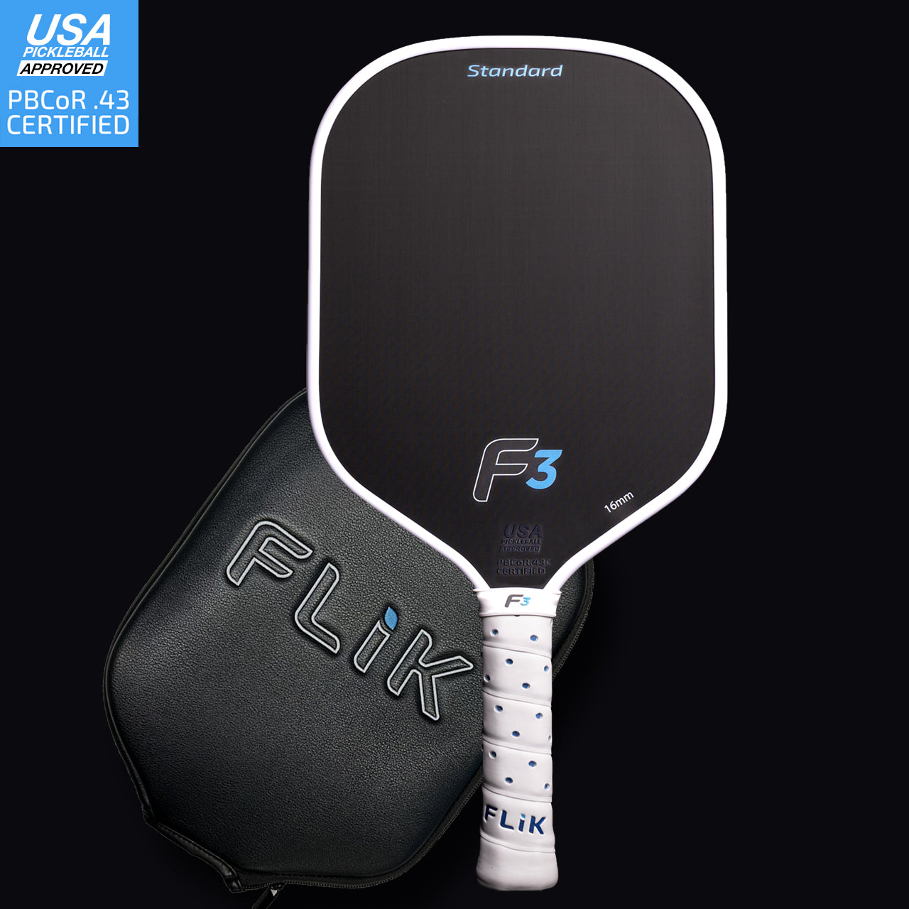F3 Triple Core Full Foam Pickleball Paddle | FLiK Pickleball