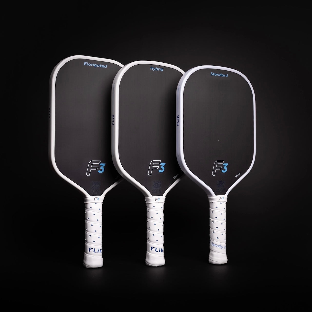 F3 Triple Core Full Foam Pickleball Paddle | FLiK Pickleball