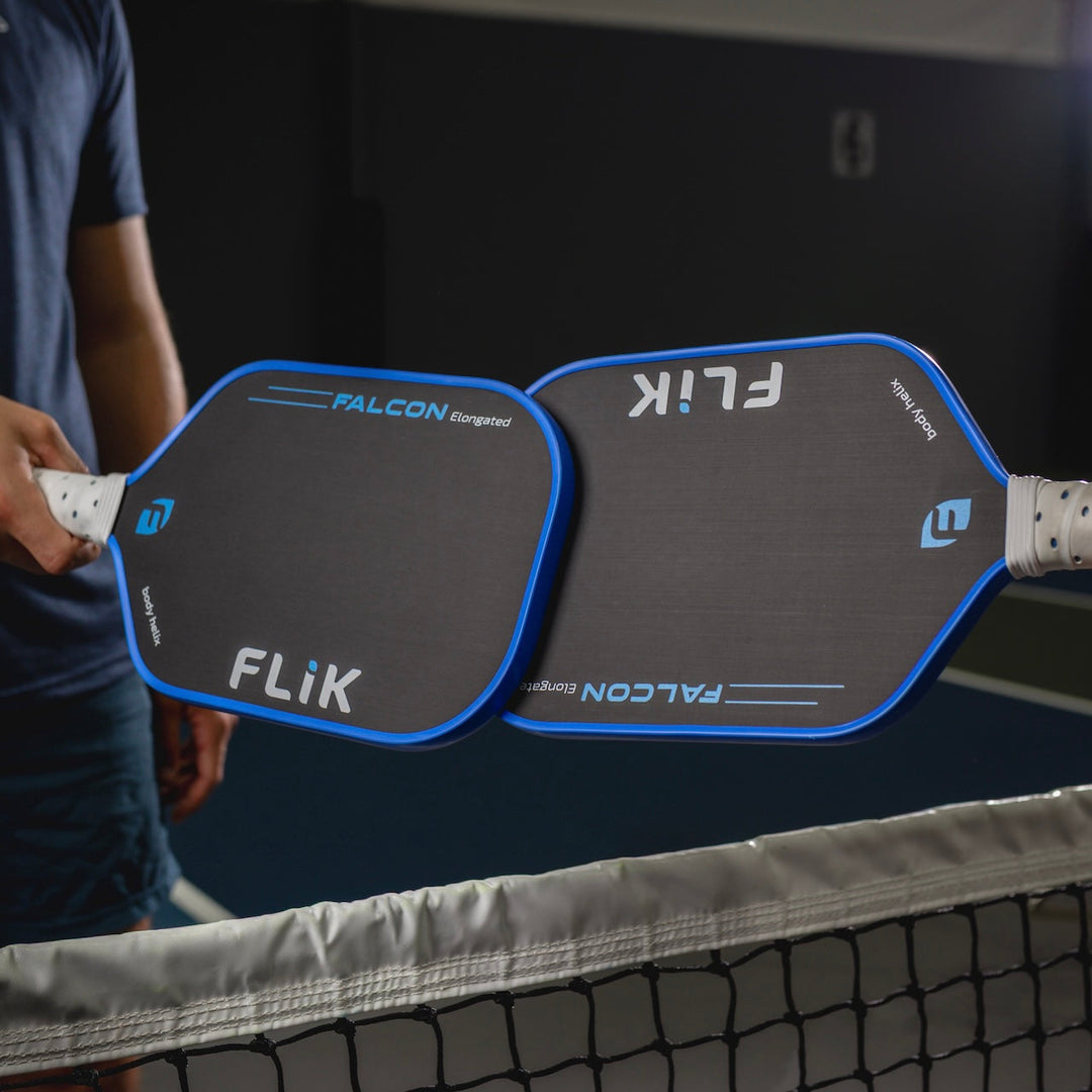 FLiK Falcon Elongated Premium Pickleball Paddle | body helix