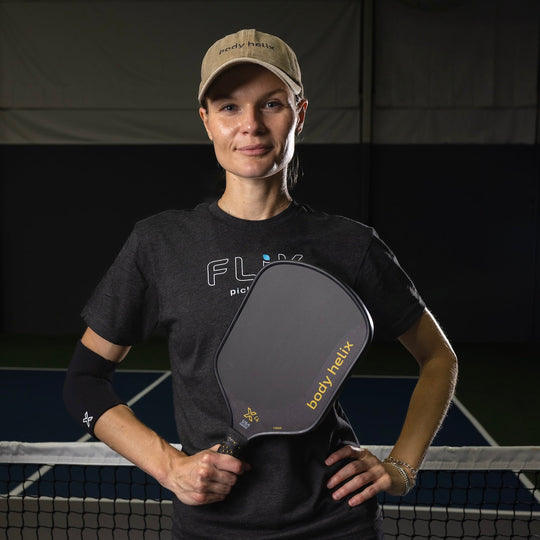 Pickleball Paddle: X4 USAP Approved, Premium Power & Spin | body helix