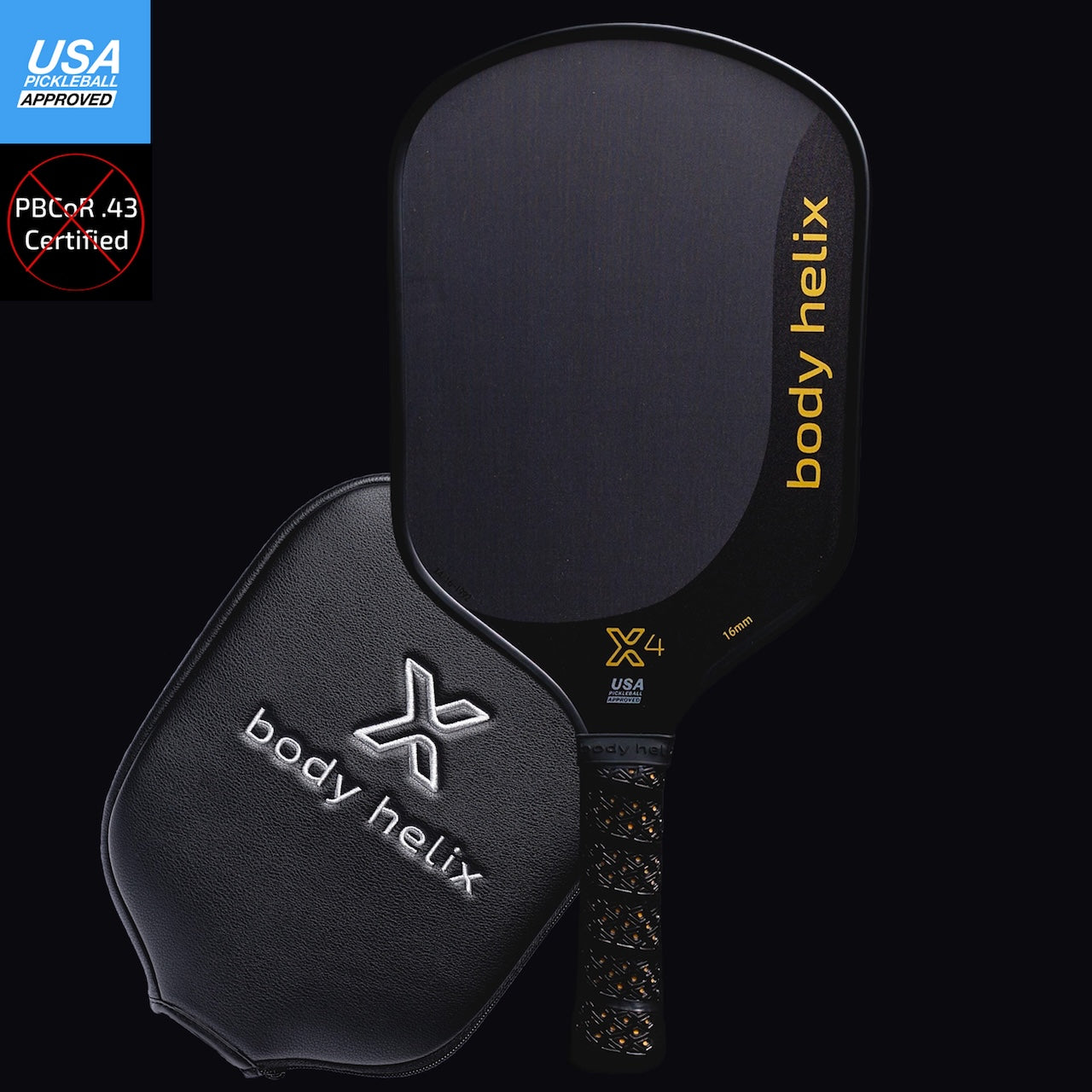 シグナルボディバーム Pickleball Paddle: X4 USAP Approved, Premium Power & Spin | body