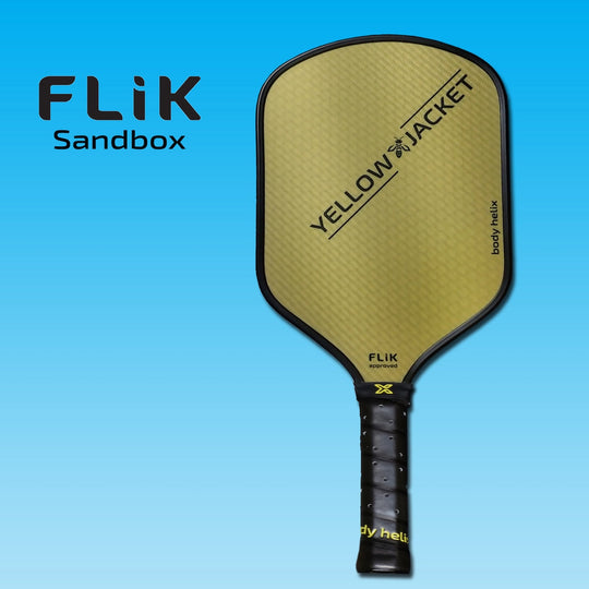 FLIK Yellow Jacket Best High Performance Pickleball Paddle | FLIK